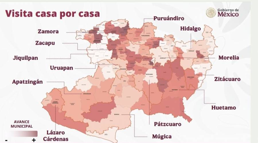 Presentan avances del Plan Michoac&aacute;n: se realizan 405 mil visitas casa por casa