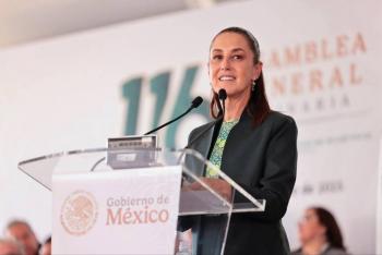 Sheinbaum preside la reapertura del hospital del IMSS en Puebla, ahora nombrado Carmen Serd&aacute;n Alatriste