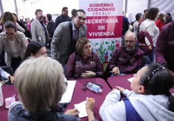 Clara Brugada encabeza audiencia p&uacute;blica 52 y fortalece atenci&oacute;n ciudadana en el Z&oacute;calo de Gobierno