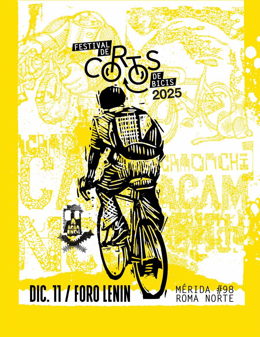 La pasión de pedalear por la Ciudad llega a la pantalla grande con la 3a edición del Festival de Cortos de Bicis.