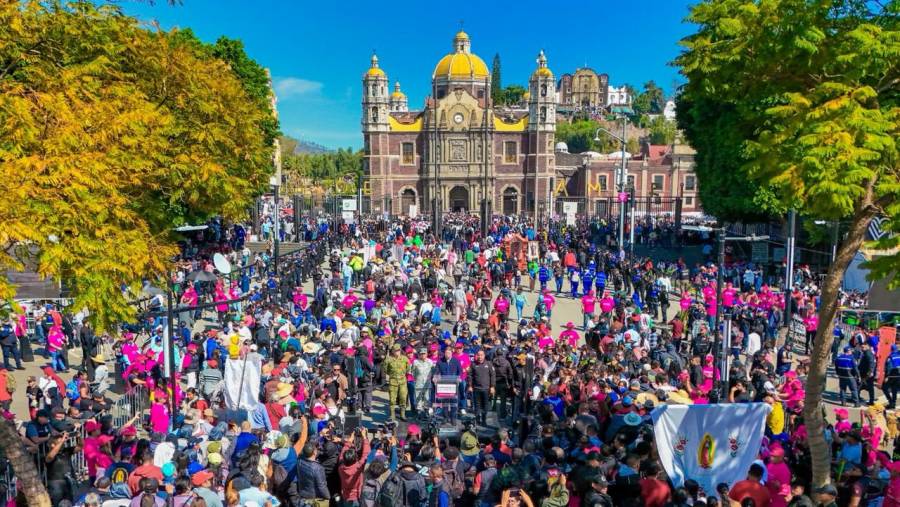 Basílica de Guadalupe recibe afluencia histórica en el arranque de celebraciones; GAM despliega operativo de seguridad sin precedentes