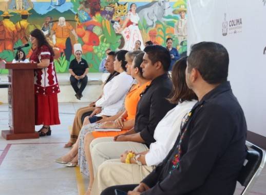 Rectora de la Universidad Intercultural de Colima rinde primer informe, destaca modelo educativo propio