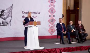 “No se est&aacute; dando agua que no tenemos”, asegura Sheinbaum tras acuerdo con EU