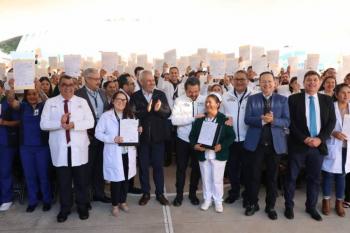 Plan Michoac&aacute;n por la Paz y la Justicia incorpora 270 nuevos trabajadores de la salud para fortalecer atenci&oacute;n hospitalaria