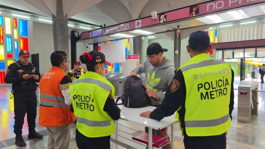 Metro implementa Operativo Cero Pirotecnia para garantizar seguridad en temporada decembrina