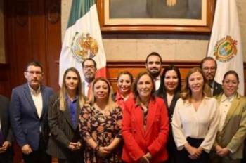 Gobernadora Roc&iacute;o Nahle reafirma compromiso de justicia efectiva en encuentro con magistrados federales