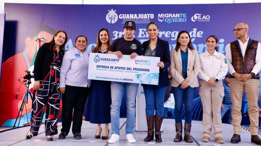 Gobierno de Guanajuato entrega más de 4.5 millones de pesos en apoyos a personas migrantes