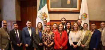 Gobernadora Roc&iacute;o Nahle reafirma compromiso de justicia efectiva en encuentro con magistrados federales