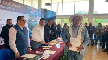Conagua entrega t&iacute;tulos de concesi&oacute;n de agua y brinda certeza jur&iacute;dica a productores de Zacatecas