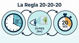 La regla 20-20-20: protege tu vista de la fatiga digital
