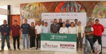 CONADE entrega material deportivo a 10 municipios de Michoac&aacute;n para fortalecer el desarrollo de j&oacute;venes talentos