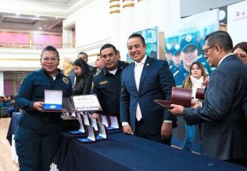 Gustavo A Madero reduce delitos de alto impacto y reconoce a 50 polic&iacute;as en el D&iacute;a del Polic&iacute;a