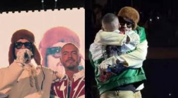 Bad Bunny y J Balvin sorprenden con reconciliaci&oacute;n en &uacute;ltimo concierto en CDMX