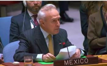 M&eacute;xico llama a soluci&oacute;n pac&iacute;fica ante tensiones entre Estados Unidos y Venezuela en la ONU