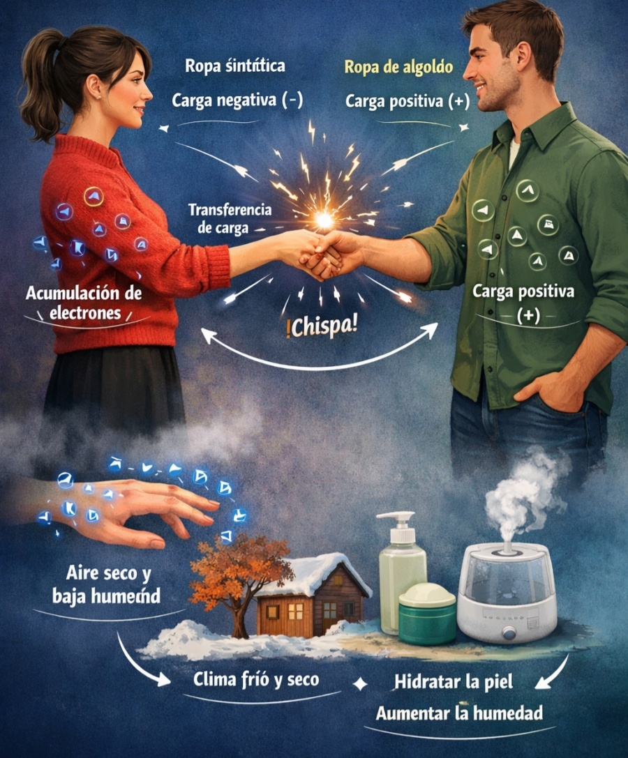 La ciencia detrás de los “toques” al tocar a otra persona
