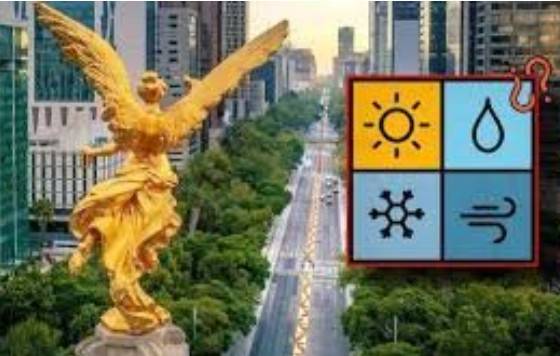 Pron&oacute;stico para la Ciudad de M&eacute;xico: ambiente c&aacute;lido con lluvias ligeras por la tarde