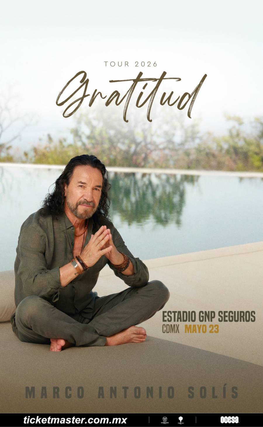 Marco Antonio Solís traerá su gira GRATITUD al Estadio GNP Seguros