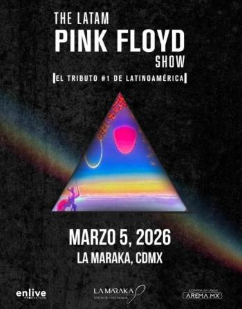 THE LATAM PINK FLOYD SHOW, EL TRIBUTO N&Uacute;MERO 1 LLEGAR&Aacute; A LA MARAKA