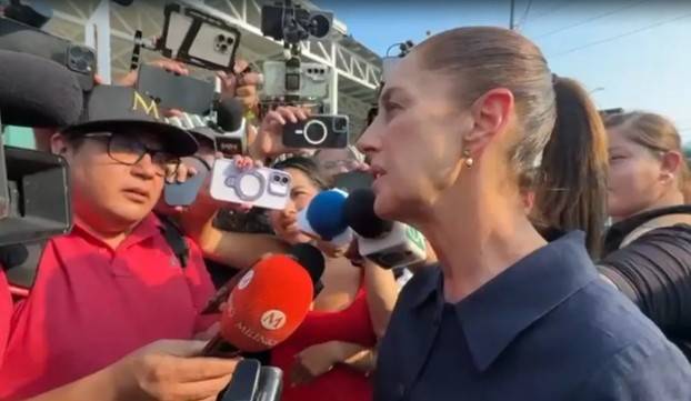 Sheinbaum anuncia apoyo inicial de 30 mil pesos para afectados por descarrilamiento del Tren Interoce&aacute;nico