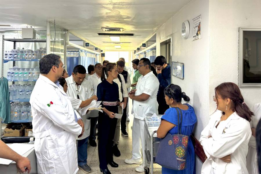 Sheinbaum anuncia apoyos tras accidente del Tren Interoceánico en Oaxaca