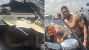 Anthony Joshua sufre accidente automovil&iacute;stico en Londres; se reporta fuera de peligro