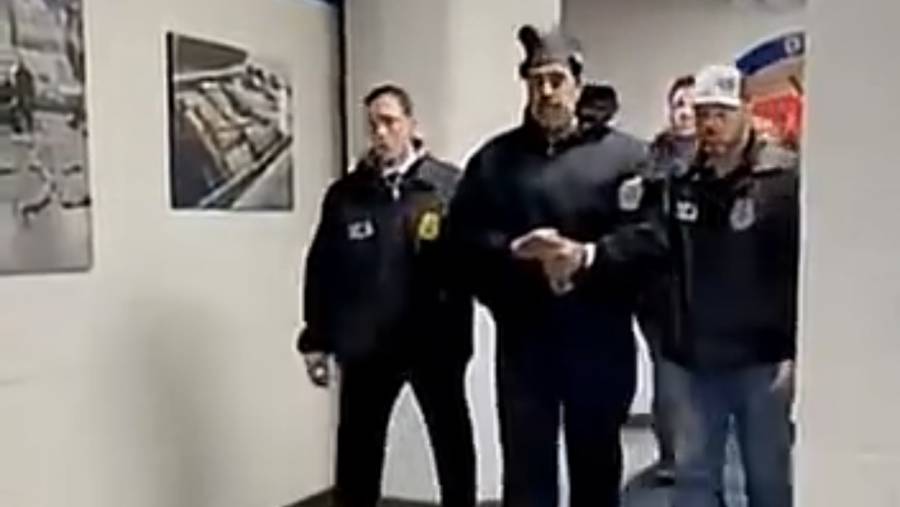 Maduro ingresa al centro de detención en Brooklyn tras arribar a Nueva York