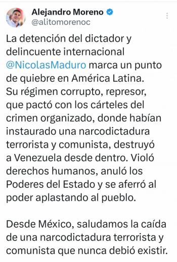 PAN y PRI celebran captura de EU de 