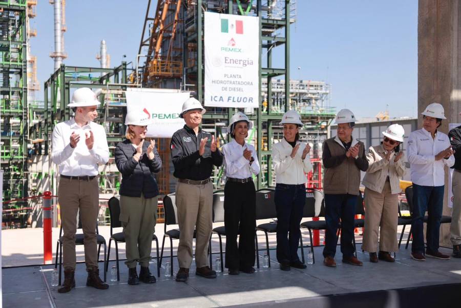 Pemex es clave para la soberan&iacute;a energ&eacute;tica, afirma Sheinbaum en visita a la refiner&iacute;a de Tula
