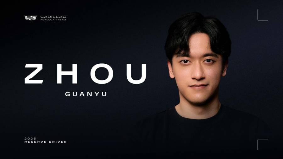 Cadillac F1 suma experiencia global: Zhou Guanyu se integra como piloto de reserva rumbo a 2026