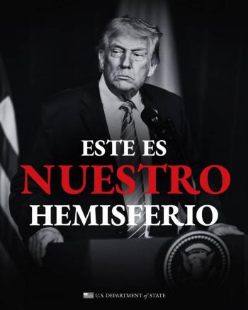 Departamento de Estado de EE.UU. reafirma control sobre hemisferio en medio de crisis con Venezuela