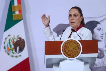 Unidad del pueblo, principal l&iacute;mite a cualquier injerencia externa: Sheinbaum
