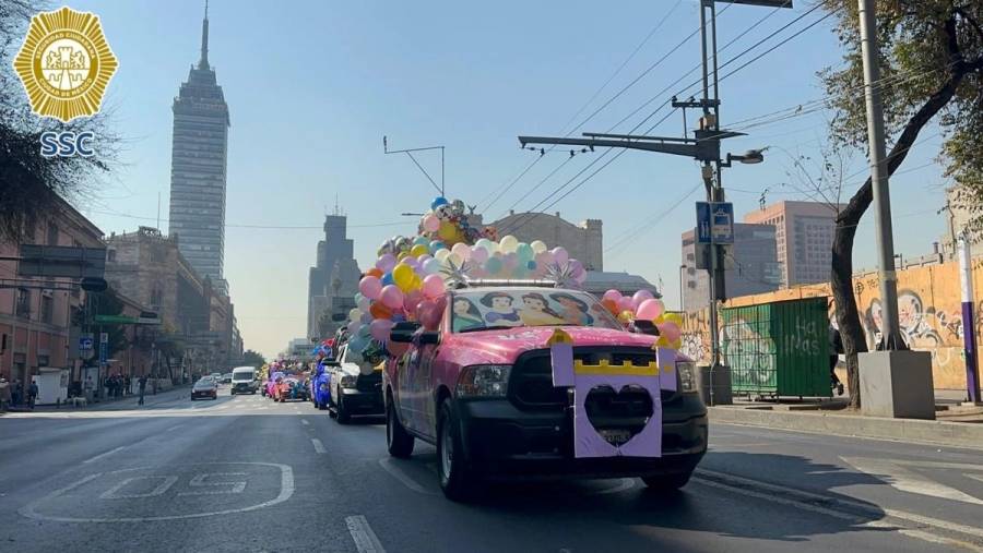 SSC reparte juguetes en el Día de Reyes a niñas y niños de CDMX
