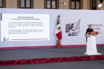 Sheinbaum rechaza el uso de la fuerza para remover a un presidente extranjero