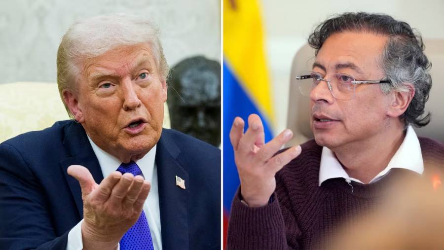 Petro y Trump sostienen primera conversación tras tensiones y anuncian reunión en Washington