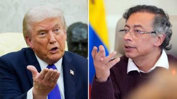 Petro y Trump sostienen primera conversaci&oacute;n tras tensiones y anuncian reuni&oacute;n en Washington