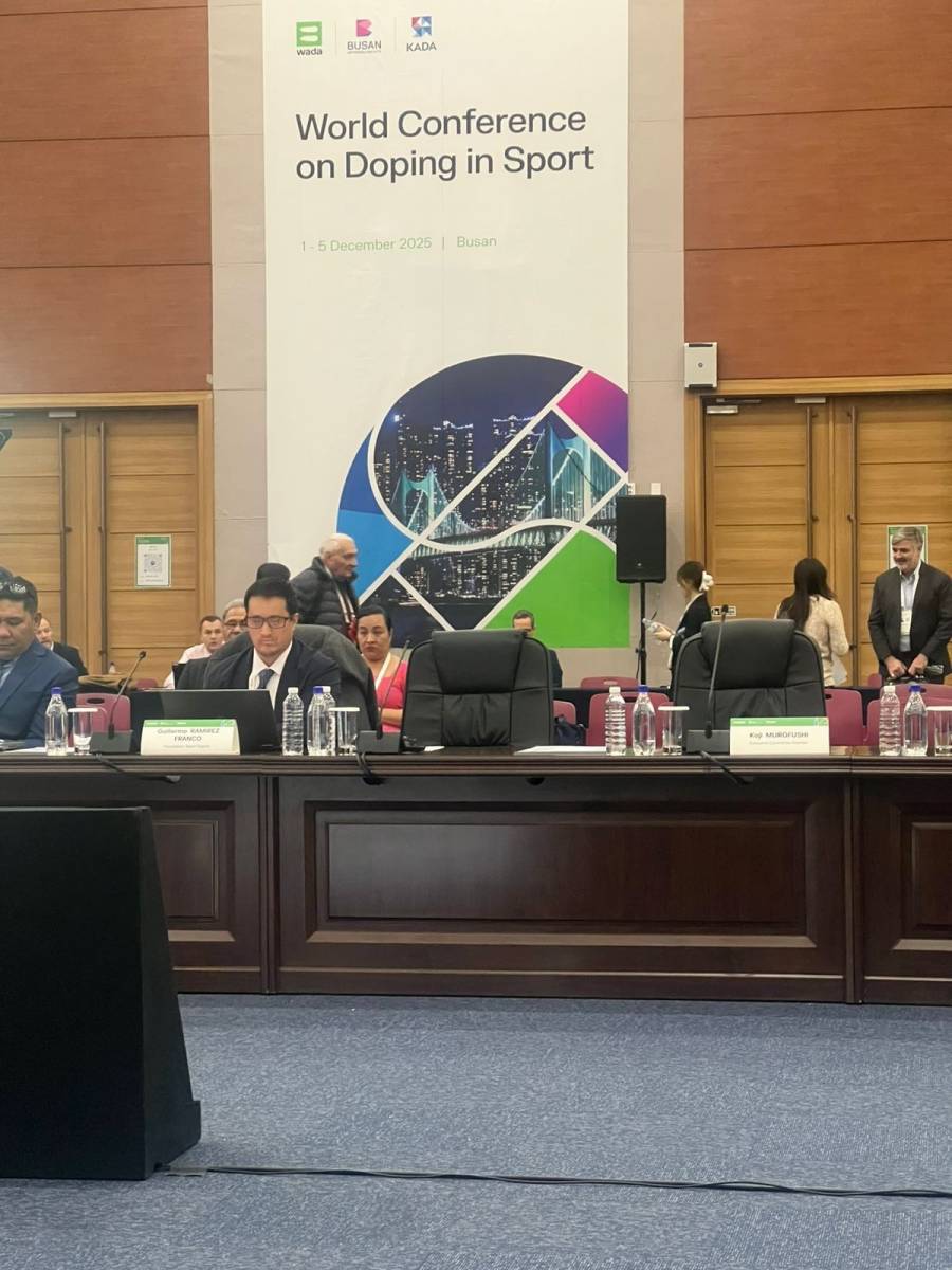 México reafirma liderazgo en lucha antidopaje durante reunión mundial de la WADA en Corea del Sur