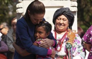 Sheinbaum devela seis monumentos a mujeres ind&iacute;genas en Reforma como acto de justicia hist&oacute;rica
