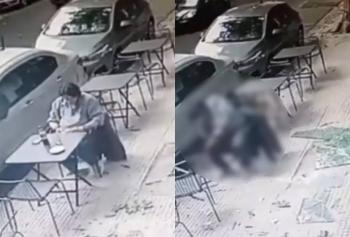 Hombre sobrevive a ca&iacute;da de vidrio desde edificio en Palermo, Argentina