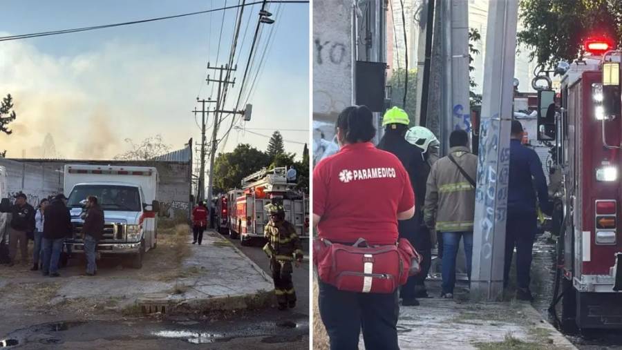 Incendio en Ecatepec provoca evacuaci&oacute;n masiva y moviliza cuerpos de emergencia