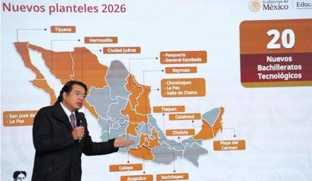 SEP presenta Plan Integral del Bachillerato 2026 con 202 acciones y m&aacute;s de 65 mil nuevos espacios