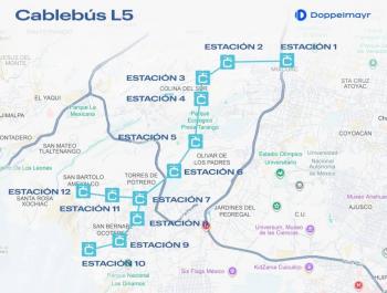 L&iacute;nea 5 del Cableb&uacute;s ser&aacute; la m&aacute;s larga del mundo y conectar&aacute; con el Metro de CDMX