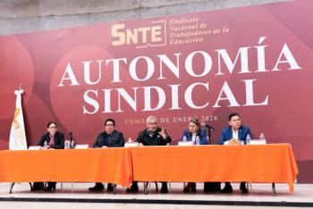 SNTE exhorta a consolidar la autonom&iacute;a sindical en las entidades