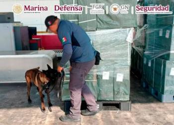 Aseguran m&aacute;s de 950 mil cajetillas de cigarrillos ilegales en el AICM