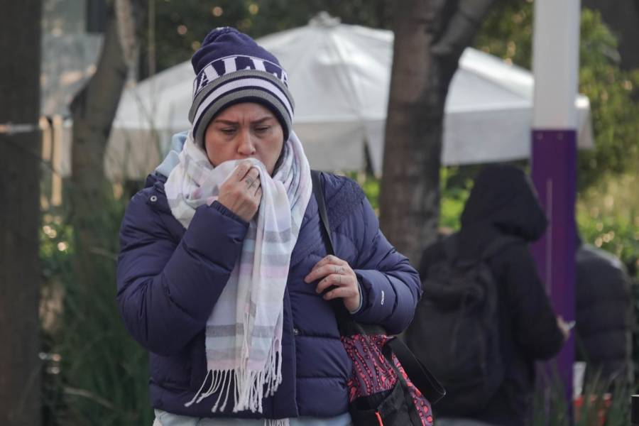 Prevén domingo con bajas temperaturas y lluvias ligeras en la capital del país