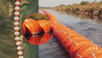 “Ni lo intentes”, embajada de EU en M&eacute;xico advierte sobre muro flotante en frontera