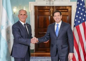 Rubio recibe a presidente electo de Honduras