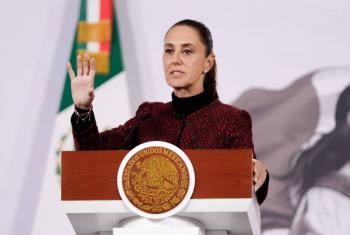 Sheinbaum anuncia aplicaci&oacute;n de la Ley Telecom para fortalecer derecho a la informaci&oacute;n