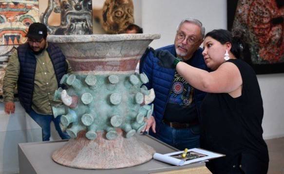 Vasija Octec&oacute;matl de Zult&eacute;pec-Tecoaque culmina exhibici&oacute;n en Madrid como pieza clave sobre la mujer ind&iacute;gena