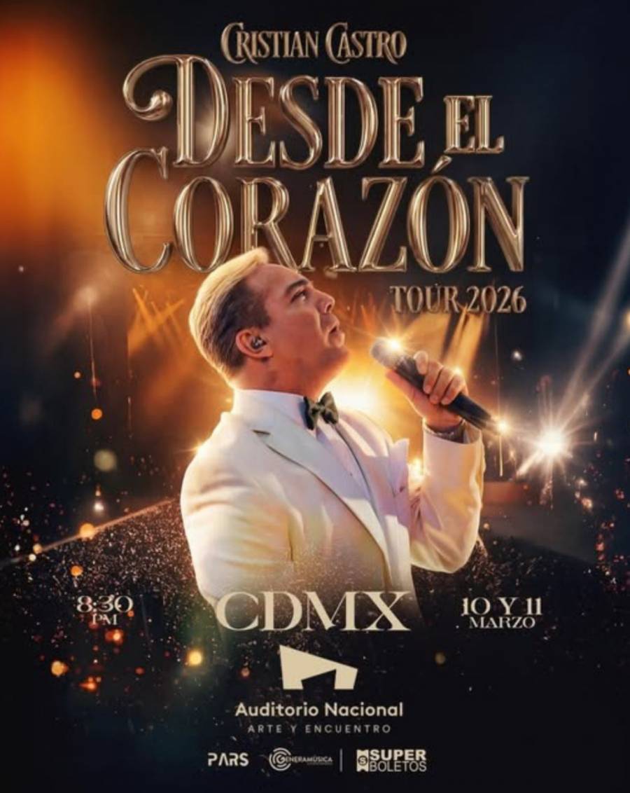 EL AUDITORIO NACIONAL RECIBE NUEVAMENTE A CRISTIAN CASTRO EN UN REGRESO DESDE EL CORAZ&Oacute;N
