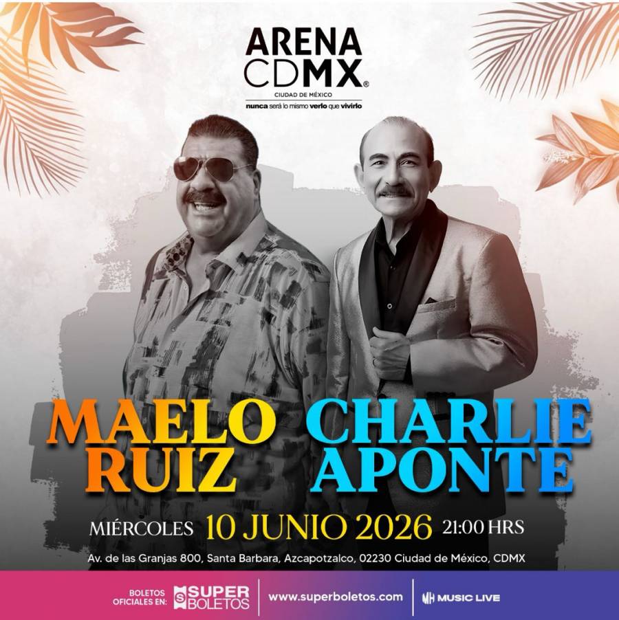 Maelo Ruiz y Charly Aponte unirán generaciones de la salsa en la Arena CDMX